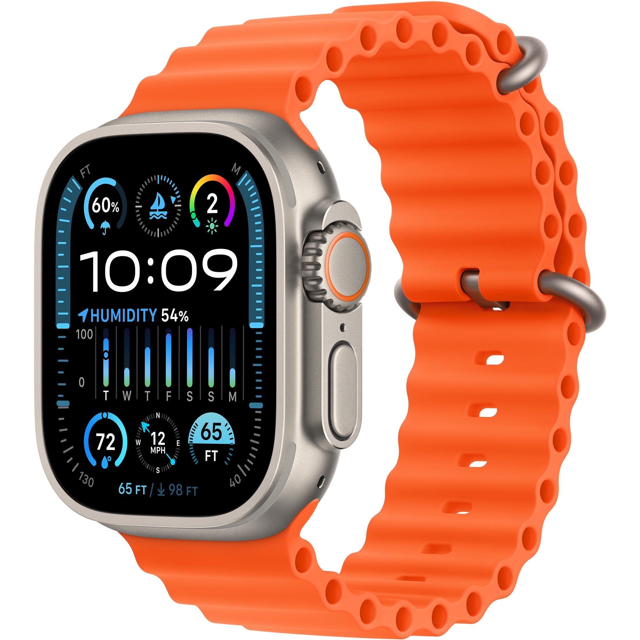 Apple Watch Ultra 2 (GPS + Cellular) 49 mm Titanium Case with 