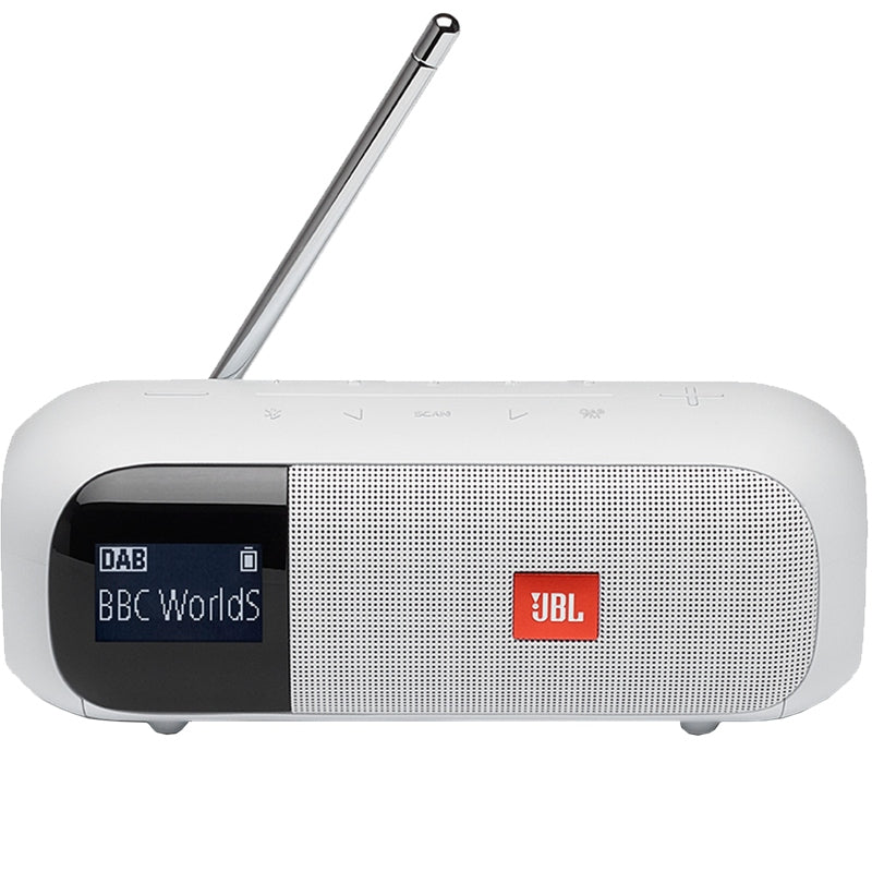 JBL Tuner 2 Portable Radio with Bluetooth - White – Renow