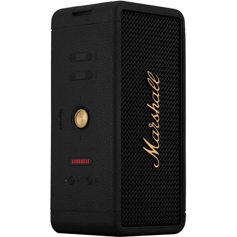 Marshall Middleton (Black and Brass) Waterproof portable Bluetooth® speaker (Black and Brass) at Crutchfield | マーシャル スピーカー MIDDLETON (ブラック&ブラス) Marshall | スマホ対応スピーカー | Nmqhun