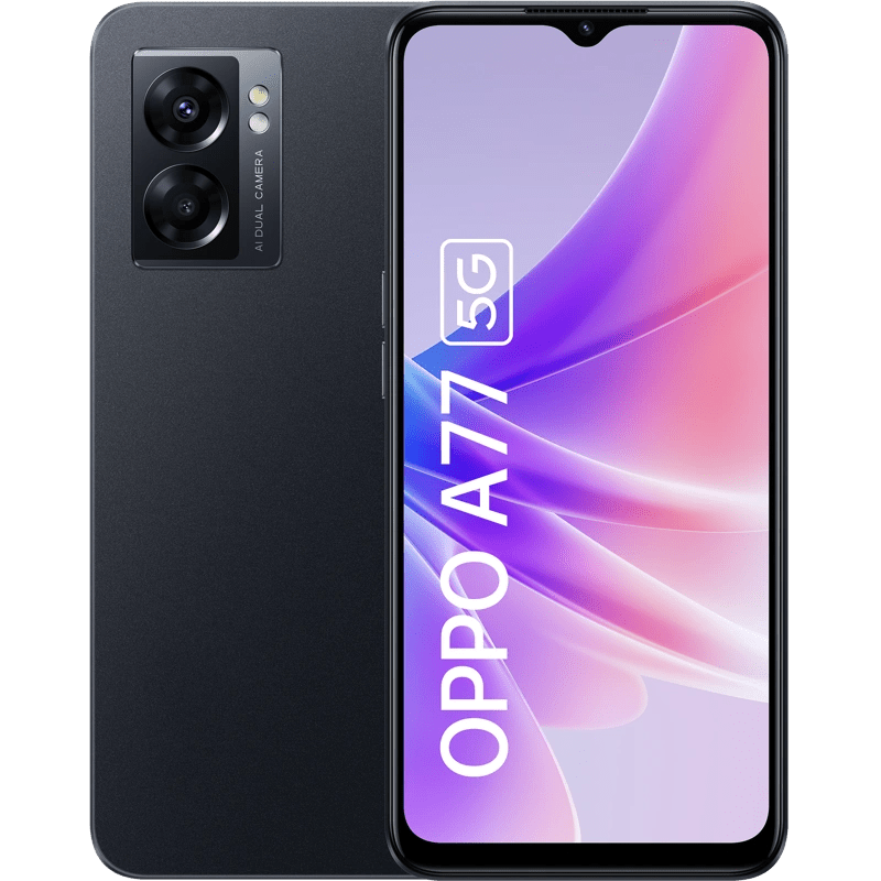 OPPO A77 5G 4+64GB, Black – Renow