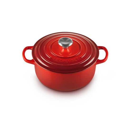 Le Creuset Signature Roaster, Round, 22cm, Red