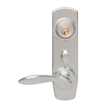 Assa Abloy Entré D12-B1 Lock Set, Matte Chrome