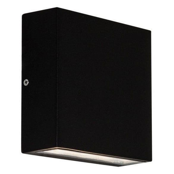 Astro Elis Single Outdoor Wall Light, Textured Black