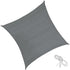 Tectake Shade Sail, Grey, 5.4 x 5.4 m