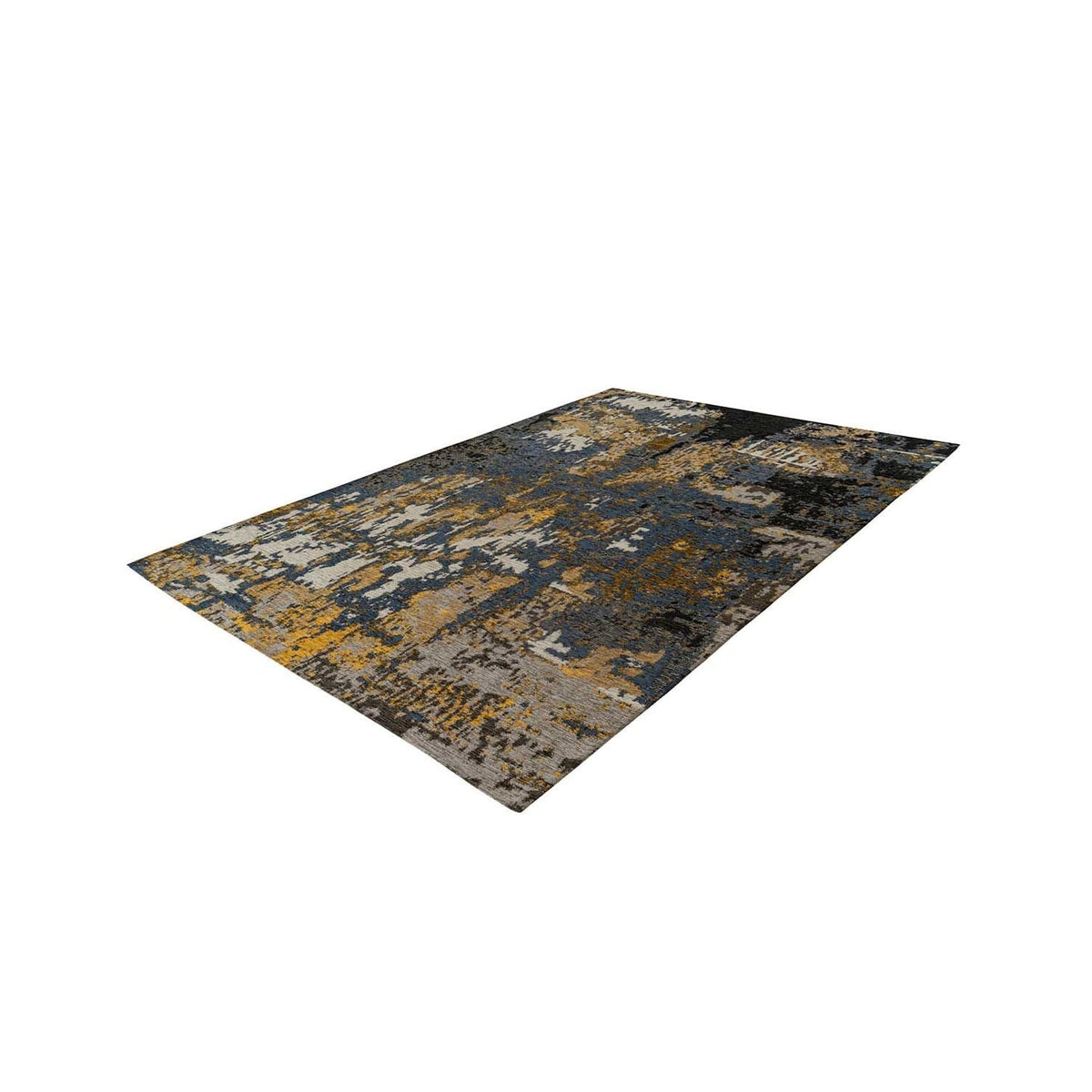 Kayoom Printed Woven Indoor Rug, Blue, Grey