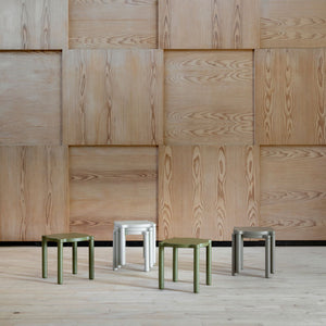 KlipKlap Stacking Stool Olive Green