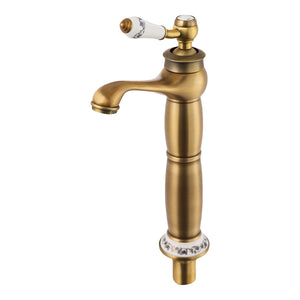 Vintage Bathroom Faucet Mixer Tap, Gold