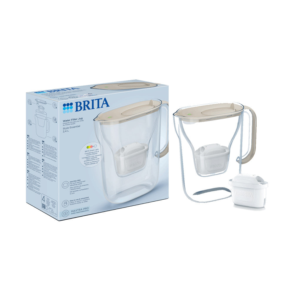 BRITA Style Essential LED Water Filter Jug 2.4 L