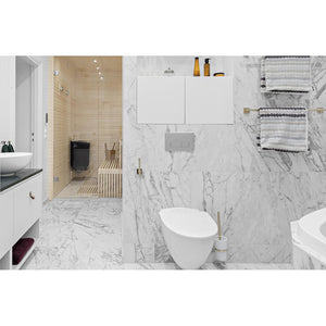 Bricmate M1515 Statuario Honed Porcelain Tile 15x15 cm