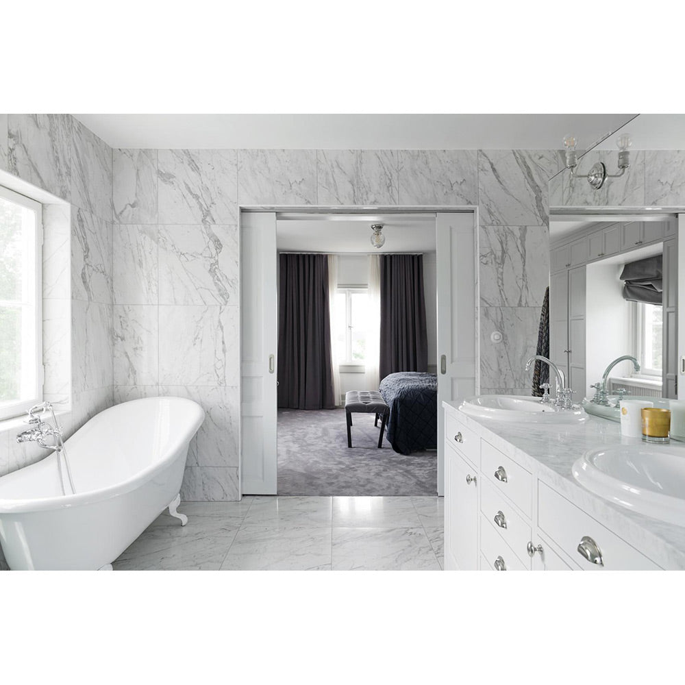 Bricmate M1515 Statuario Honed Porcelain Tile 15x15 cm