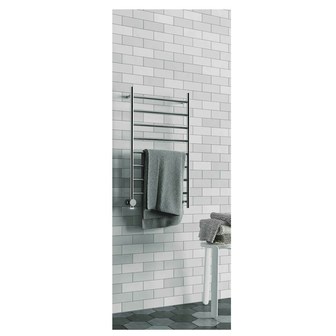 Macro Design Electric Heated Towel Rail, Chrome