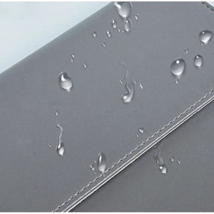 13.3" Laptop Sleeve and Accessory Pouch for MacBook - PU Leather - Black
