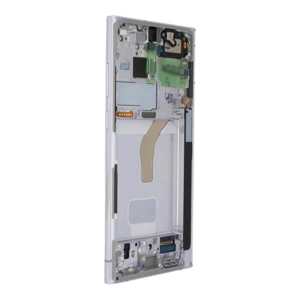 Samsung Complete Original Block LCD screen and Touchscreen Assembly for Galaxy S22 Ultra, White