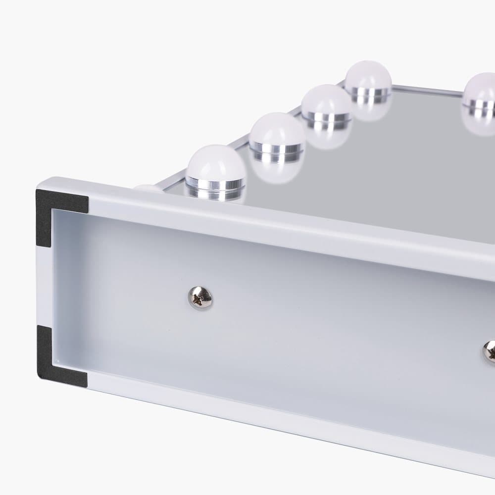 Fenchilin Hollywood Makeup Mirror with Lights and Bluetooth 58 x 46cm, White