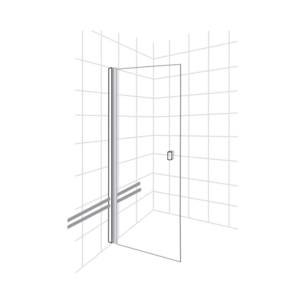 Hafa Igloo Pro Extension Profile for Shower Doors