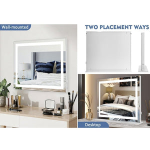 Hollywood LED Makeup Mirror 58 x 46cm, White