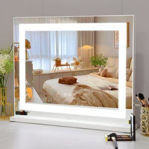 Hollywood LED Makeup Mirror 58 x 46cm, White