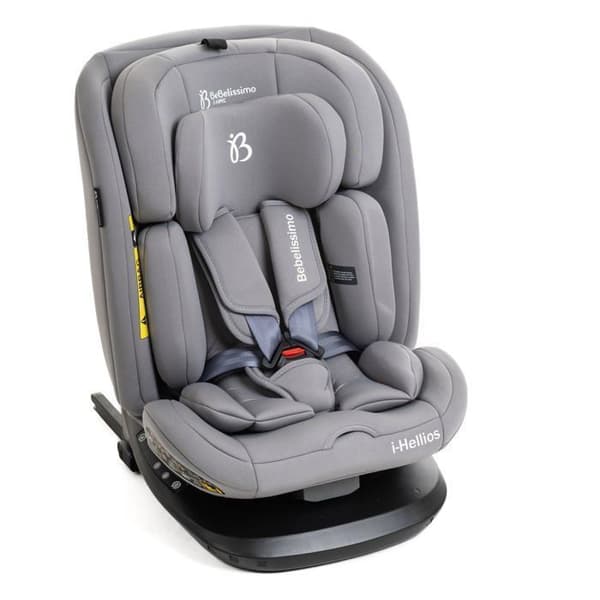 BEBELISSIMO - Isofix Car Seat - 360° Swivel - 40-150 cm - 0-36 kg - Hellios - Gray / Black - R129 i-size
