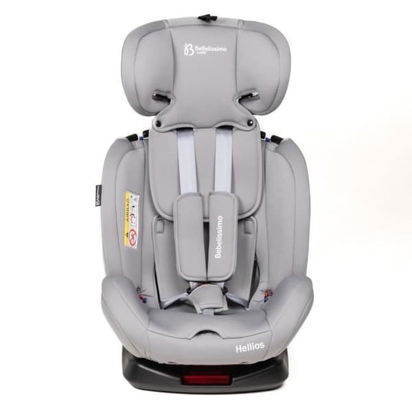 BEBELISSIMO - Isofix Car Seat - 360° Swivel - 40-150 cm - 0-36 kg - Hellios - Gray / Black - R129 i-size