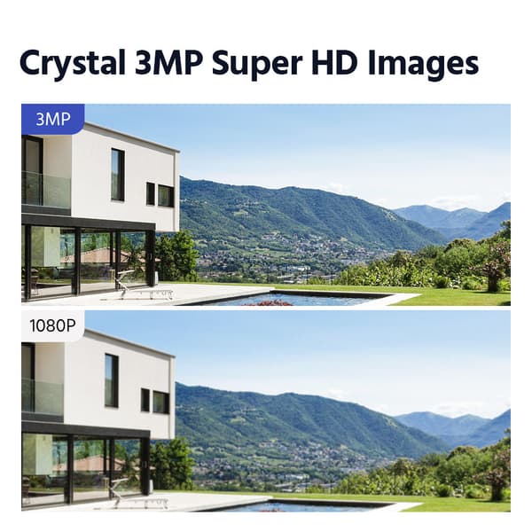 3MP WiFi Surveillance Camera System