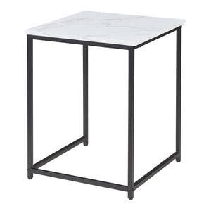 Trollhättan Nesting Tables Set of 3, Marble Pattern Metal