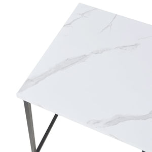 Trollhättan Nesting Tables Set of 3, Marble Pattern Metal