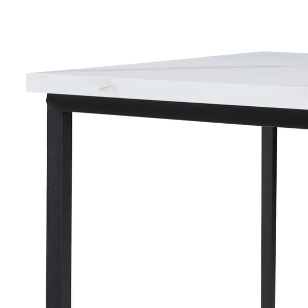 Trollhättan Nesting Tables Set of 3, Marble Pattern Metal