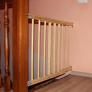 Viking Choice Adjustable Wooden Stair Gate for Children & Pets 72-122cm