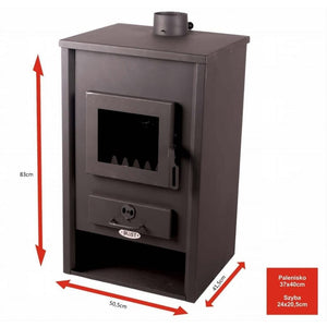 Viking Choice Wood-Burning Stove 22kW, Anthracite