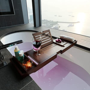 Viking Choice Complete Bamboo Bathtub Tray