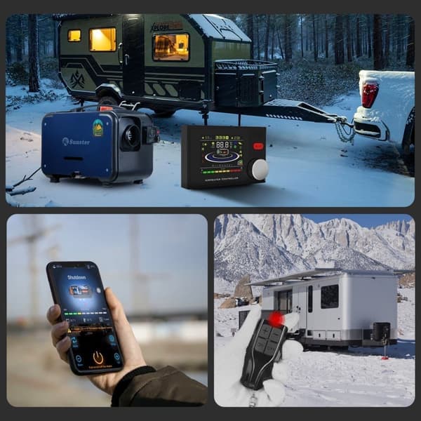 Sunster 8KW Diesel Heater with Bluetooth connection 230V, 12V/24V