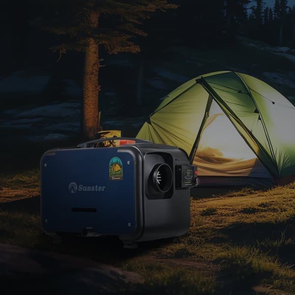 Sunster 8KW Diesel Heater with Bluetooth connection 230V, 12V/24V