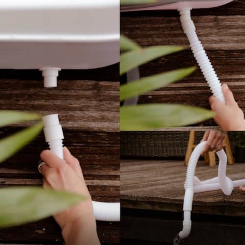 HelloBath® Foldable Bathtub - XL James Basic - Anthracite - 148cm - Collapsible Bathtub - Hip Bath for Adults