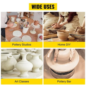 Sihao Electric Pottery Wheel, Adjustable Speed With Pedal