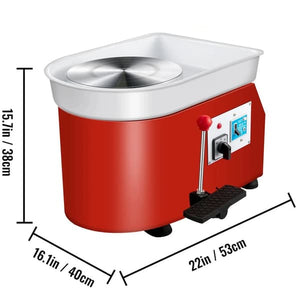 Sihao Electric Pottery Wheel, Adjustable Speed With Pedal