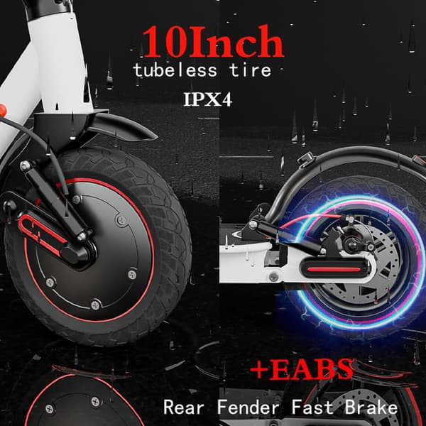 Ultralight Electric Scooter AOVO T1 Pro, 36V 350W 36V Motor, Black