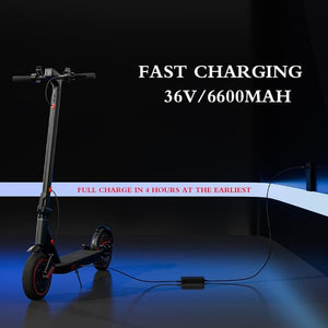 Ultralight Electric Scooter AOVO T1 Pro, 36V 350W 36V Motor, Black