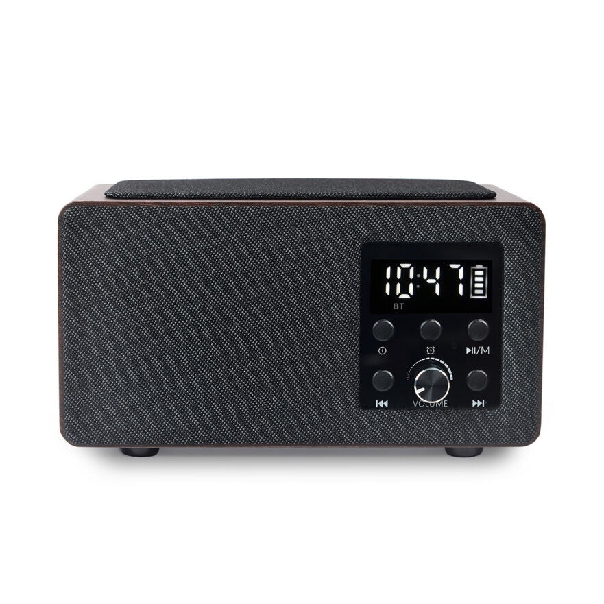 Portable radio receiver Manta RDI910WC, brown/black