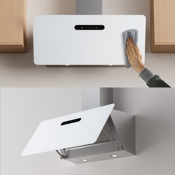 Ciarra Cooker Hood 90cm, White CD9736KW