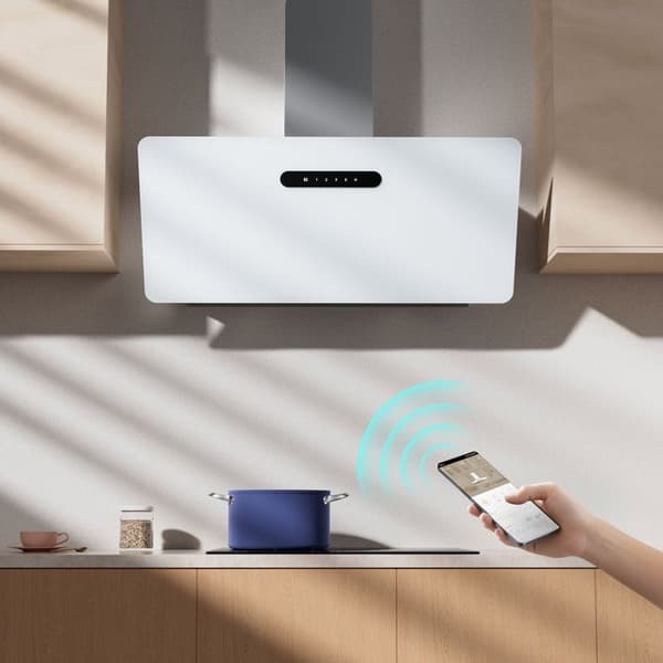 Ciarra Cooker Hood 90cm, White CD9736KW