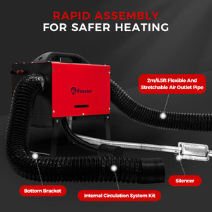 Sunster A2200BS Diesel Heater 8KW 12/24V 110-240V, Bluetooth Version