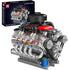 Mould King Motorized LSX454 V8 Engine Model Kit