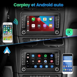 Awesafe Android Auto 13 Touchscreen 7" Car Radio for VW Golf 5 & 6, VW Passat, VW Polo, Seat and Skoda