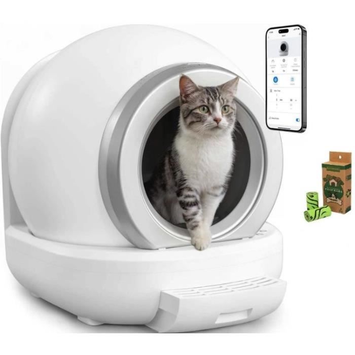 Self-Cleaning Cat Litter Box 65 L