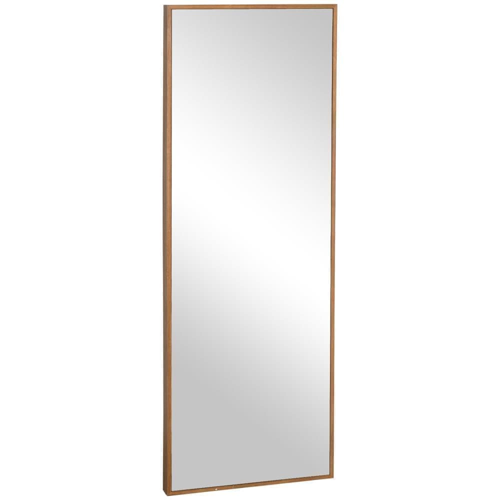 Full-Body Mirror 125x45 cm with Wooden Frame