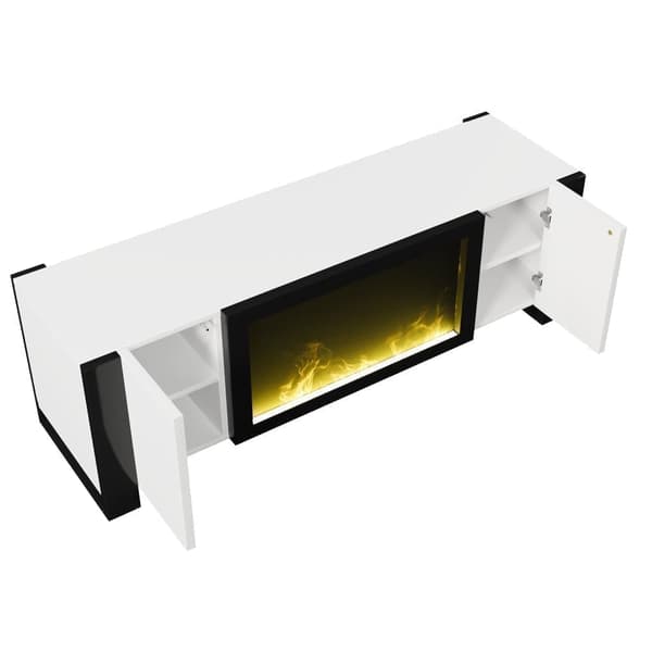 TV Stand with Fireplace Effect without Heating