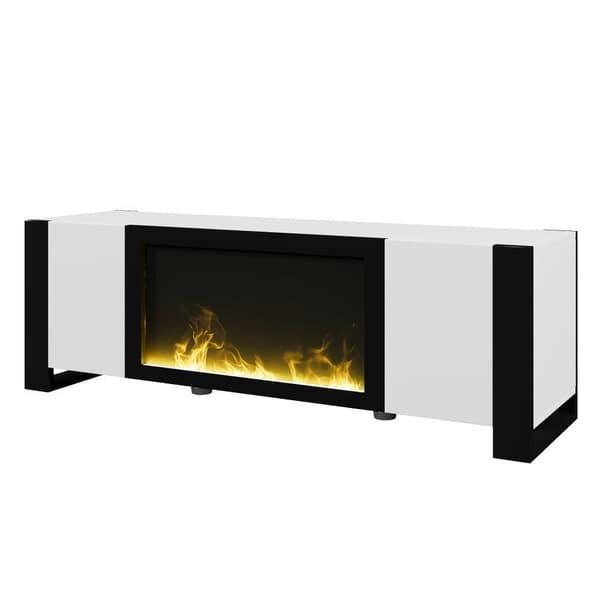 TV Stand with Fireplace Effect without Heating