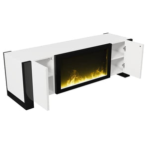 TV Stand with Fireplace Effect without Heating