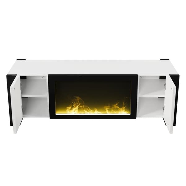 TV Stand with Fireplace Effect without Heating