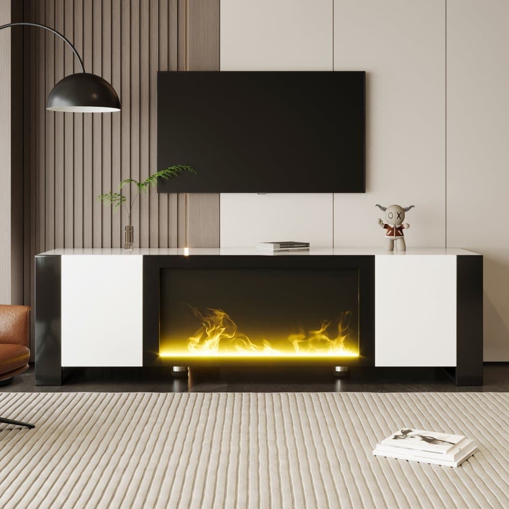 TV Stand with Fireplace Effect without Heating